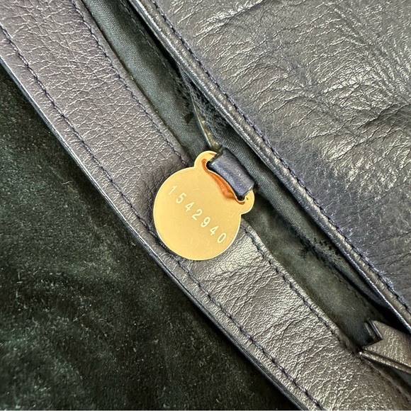 Mulberry Navy Blue Messenger Bag - Picture 10 of 14